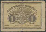 Estland, schönes Lot 11 St. ; 2x 5 Penni (III) P-39; 20 Penni (1919) II P-41; 3x 50 Penni 1919 (IV) P- 42; 1 Mark 1919 (V) P- 43a; 5 Marka 1919 (V) P-...