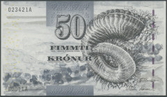 Färöer -Inseln, 50 Kronur (20)01, Pick 24 I/ unc.