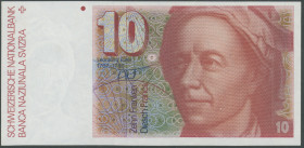 Schweiz, 2 Noten: 5 Francs 16.11.1944 Ser. 28 (III) Pick 11k; 10 Francs 1979 (I) Pick 53.