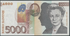 Slowenien, 5.000 Tolarjev 15.1.2004. Pick 33b, I/ unc.