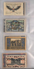 Sammlung Notgeld Deutschland Klein- und Großnotgeld und etw. Österreich ab 1918-23 in ältere Zigarrenschachtel. Die Scheine aus Deutschland sind tlw. ...
