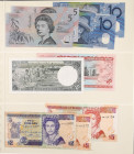 Album mit Banknoten Welt, über 300 St. sortiert nach Ländern, Ägypten , Argentinien, Australien, Bahamas, Bolivien (frühere Emission), Belgien, Chile,...