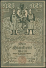 Peine (Hannover), Stadt, 100 Mark 20.10.1922, Müller 3545.3, Erh. III.