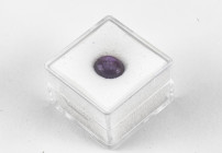 Natürlicher Sternrubin Cabochon, Herkunft Kathmandu/ Nepal, Farbe rosa/violett, 10x8 mm ca. 4,22ct.