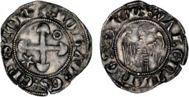 DAUPHINÉ
Évêché de Valence et de Die, Jean de Genève (1285-97) : Gros d'argent (P 103-5, DF 2269)
 - TTB 35 (TTB)
Très Rare !!


B 1025, P 103-5...