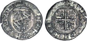 BOURGOGNE
Duché, Jean sans Peur (1404-1419) : Blanc d'argent
 - TTB 45 (TTB++)
Avers : point à 6h, lég. faiblesses


B 1224, P 133-5
AUXONNE - ...