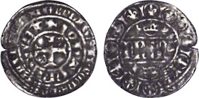 JEAN II le Bon (1350-1364)
Blanc aux quadrilobes, 2e émission
 - TTB 30 (TTB-)
Rare ! - tréflé


D 299a
 - BILLON - 2,91g
 -------------------...