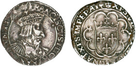 FRANÇOIS Ier (1515-1547)
1/2 teston, 8e type
 - TTB 35 (TTB)
Pt 7e : Angers - Rarissime !!, net.


D 803, GR1 258
ANGERS - ARGENT - 4,21g
 ---...