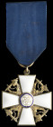 Finland, Order of the White Rose, Knight First Class, suspension ring with date mark 'X7' (1975), in silver-gilt and enamels, width 40.3mm, extremely ...