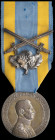 Germany, Saxe-Altenburg, Duke-Ernst Medaille, by Max Haseroth, with engraver’s initial’s to left of bust, with Oakleaf dated 1914/15 and crossed sword...