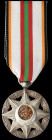 India, Bahawalpur, Imtiaz-i-Haroonia, Fifth Class breast badge, unmarked, in silver and enamels, width 37.8mm, centre slightly rotated, good very fine...
