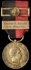 Portugal, Overseas Distinguished Service Medal, 1891, Distinct Service Class, gold medal, as awarded to field officers, in silver-gilt, by Silva, with...