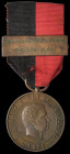 Portugal, Overseas Distinguished Service Medal, 1891, Distinct Service Class, bronze medal, by Silve, as awarded to other ranks, with engraved clasp C...