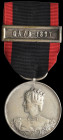 Portugal, Queen Amelia’s Medal for Overseas Campaigns, 1902, silver medal, as awarded to junior officers, by F. Costa, single clasp, Gaza-1897, 32mm, ...