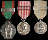 Portugal, Distinguished Service Medal, 1910, Fourth Issue, September 1917, in silver, without clasp, 32.5mm; Armed Forces Campaign Medal, in silver, s...