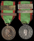 Portugal, Overseas Campaign Medal, 1916, Type 2, bronze medal as awarded to other ranks, 2 clasps, Roberto Ivens .16.vi. 1917., C.E.L. Defesa Maritima...