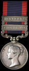 Sutlej, 1845-46, Moodkee reverse, 2 clasps, Ferozeshuhur, Aliwal (Rough Rider J: Roach 1st Brigade H:A:), light contact marks both sides, otherwise go...