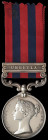 India General Service, 1854-95, single clasp, Umbeyla (310 Pte James Duffy. 101th Foot), lightly toned, minor reverse edge bruise, otherwise almost ex...