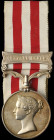 Indian Mutiny, 1857-58, single clasp, Central India (Condr. W. Bourke, Ordnance Dept.), court-mounted for display, lightly toned, almost extremely fin...