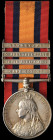 Queen’s South Africa, 1899-1902, 3rd type reverse, 4 clasps (mounted in incorrect order), Cape Colony, South Africa 1902, Orange Free State, Transvaal...