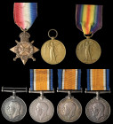 1914-15 Star and Victory Medal Pair awarded to AB William Frederick Townsend, Tyneside Division R.N.V.R., comprising: 1914-15 Star (162,5695 W.F. Town...