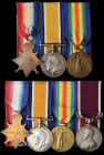 A Great War Long Service and Good Conduct Group of 4 awarded to Staff Sergeant Arthur Morris Frederick Braham, Indian Ordnance Department, and a Great...