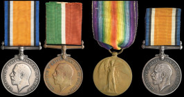 A Great War Mercantile Marine ‘Casualty’ Pair awarded to Able Seaman Charles John Campbell, of the S.S. Garmoyle, who died on 10 July 1917, comprising...