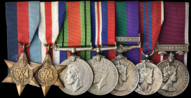 A Good WW2, Malaya and Army Long Service and Good Conduct Group of 7 awarded to Captain Arthur Llewellyn Cox, Royal Army Ordnance Corps, late Leiceste...