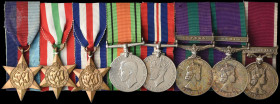 A Fine WW2, Cyprus, Borneo and Army L.S.G.C. Group of 8 awarded to Warrant Officer Class 1 D. Chalmers, R.A.O.C., comprising: 1939-45 Star; Italy Star...