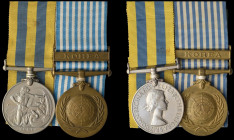 Korean War Pairs (2) awarded to Private A. E. Lee, R.A.O.C., and Private E. A. Tanner, comprising: Korea, 1950-53, 1st Issue (22617831 Pte. A. E. Lee....