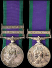 General Service (2), 1962-2007, single clasp, South Arabia (24027575 Pte. D. Gooding RAOC.); and 2 clasps, Radfan, South Arabia (22960486 S. Sgt. J. M...