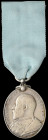 Militia Long Service and Good Conduct, E.VII.R. (3001 Pte R. Levingston. 5th Con. Ran. Mil.), heavily polished with minor edge bruises, fair/fine Priv...
