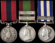 The Rare Second Afghan War ‘Charasia’ D.C.M. Group of 3 awarded to Private Richard McAnary, 72nd Foot (Seaforth Highlanders), for his gallant part in ...