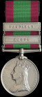 Afghanistan, 1878-80, 2 clasps, Kabul, Kandahar (1309. Pte. J. Marshfield. 9th Lancers.), official correction to third digit in service number, good v...