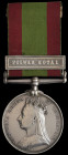 Afghanistan, 1878-80, single clasp, Peiwar Kotal (1398. Pte. J. Cockburn. 2/8th Regt.), toned, very fine Private John Cockburn served in the Second Af...