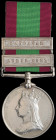 Afghanistan, 1878-80, 2 clasps, Ahmed Khel, Kandahar (60/1311. Pte. M. Larner. 2/60th Foot.), a few light marks, otherwise extremely fine and lustrous...