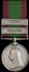 Afghanistan, 1878-80, 2 clasps, Charasia, Kabul (1473. Drumr. T. Jardine. 92nd Highrs), minor edge bump and marks, very fine Drummer Thomas Jardine wa...