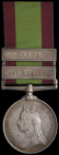 Afghanistan, 1878-80, 2 clasps, Ali Mujid, Kabul (Sowar Futteh Sher Corps of Guides (Cavy.)), toned, suspension slightly loose and a few marks and min...