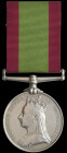 Afghanistan, 1878-80, no clasp (Private Essoo Keddar 8th Regt. Bo: N.I.), suspension slightly loose, tiny nick and bruise, very fine Ex Spink

Estim...