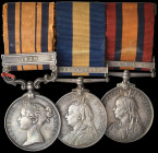 A Scarce Zulu War, Basutoland Rebellion and Second Boer War Group of 3 awarded to Trooper W. Hall, Natal Mounted Police, comprising: South Africa, 187...