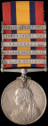 Queen’s South Africa, 1899-1902, third type reverse, 5 clasps, Cape Colony, Orange Free State, Transvaal, South Africa 1901, South Africa 1902 (5275 S...