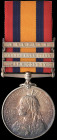Queen’s South Africa, 1899-1902, third type reverse, 3 clasps, Cape Colony, Orange Free State, Belfast (4473 Pte F.G. Goldsmith 16th Lancers), extreme...