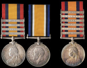 An Unusual Second Boer War and Great War Pair awarded to Acting Captain Sidney James Clayton, Canadian Forces, late 20th Hussars, and a 6 clasp Q.S.A....
