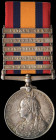 Queen’s South Africa, 1899-1902, second type reverse , 5 clasps, Talana, Defence of Ladysmith, Orange Free State, Transvaal, Laing’s Nek (90324 Dvr: M...