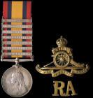 Queen’s South Africa, 1899-1902, second type reverse , 7 clasps, Relief of Kimberley, Paardeberg, Driefontein, Johannesburg, Diamond Hill, Wittebergen...