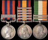 A Third Burma War and Second Boer War ‘M.i.D.’ Trio awarded to Major George Frederic Barttelot, Royal Welsh Fusiliers who was wounded at Venterskroon ...