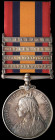 A Good Q.S.A. ‘Elandslaagte’ and ‘Defence of Ladysmith’ awarded to Private H. Marsden, Gordon Highlanders, comprising: Queen’s South Africa, 1899-1902...