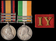 A Scarce Officer’s Second Boer War Pair awarded to Captain Patrick Blair Highet, 17th Company, 6th Battalion (Ayrshire) Imperial Yeomanry, comprising;...