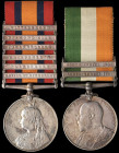 A Second Boer War Pair awarded to Surgeon Lieutenant-Colonel Edgar Vivian Ayre Phipps, Royal Army Medical Corps, who served on attachment to the 10th ...