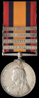 Queen’s South Africa, 1899-1902, third type reverse, 4 clasps, Cape Colony, Orange Free State, South Africa 1901, South Africa 1902 (733 Pte A. Colled...